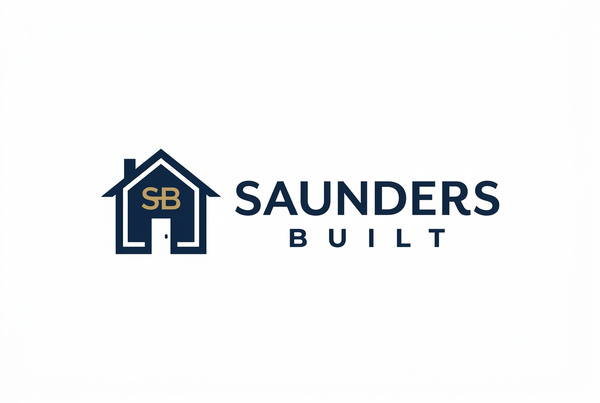 House-themed Saunders Built logo
